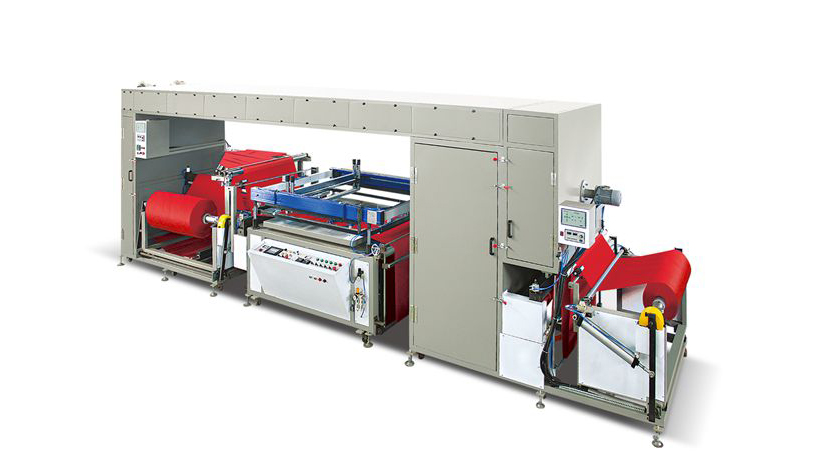 全自動(dòng)無(wú)紡布卷對(duì)卷單色絲網(wǎng)印刷機(jī)